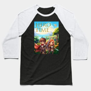 Hero Time - Cartoon Fantasy Baseball T-Shirt